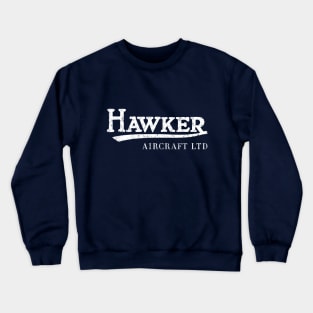 Hawker Aircraft Vintage Logo Crewneck Sweatshirt